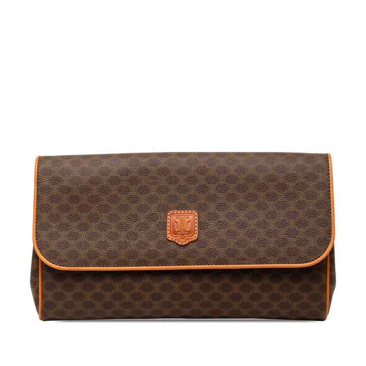 Celine Macadam Coated Toile Pochette