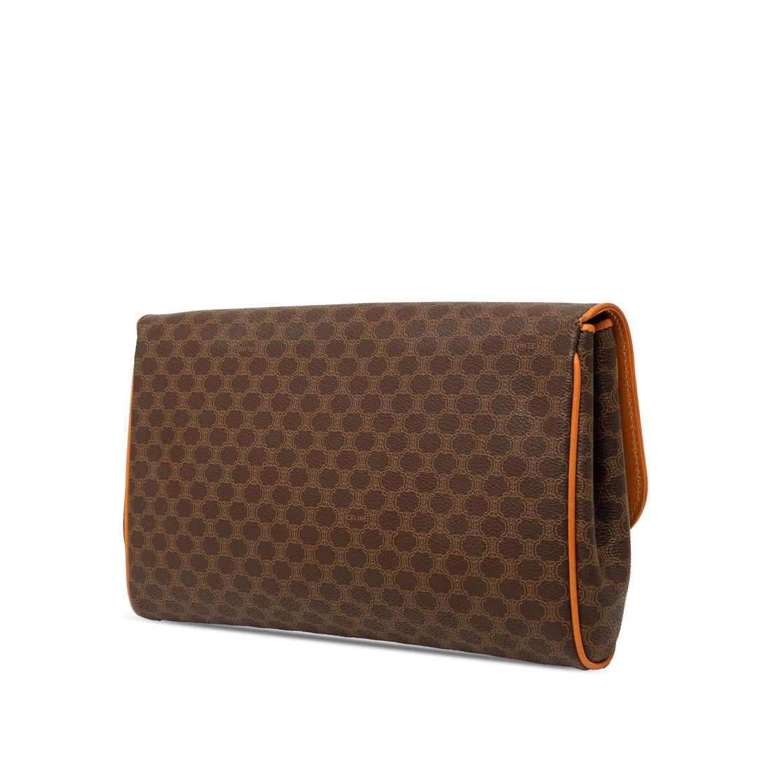 Celine Macadam Coated Toile Pochette