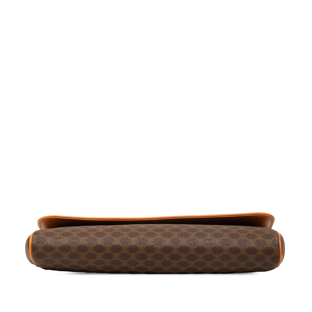 Celine Macadam Coated Toile Pochette