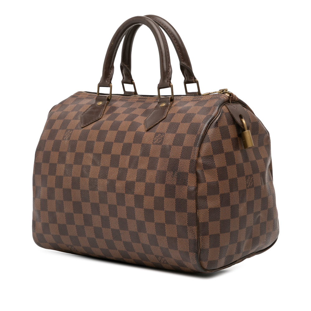 Louis Vuitton Damier Ebene Speedy 30 Marron – GABY PARIS Authentique