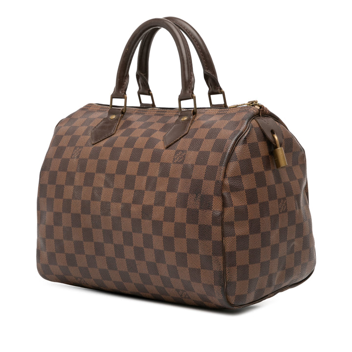Louis Vuitton Damier Ebene Speedy 30 Marron – GABY PARIS Authentique