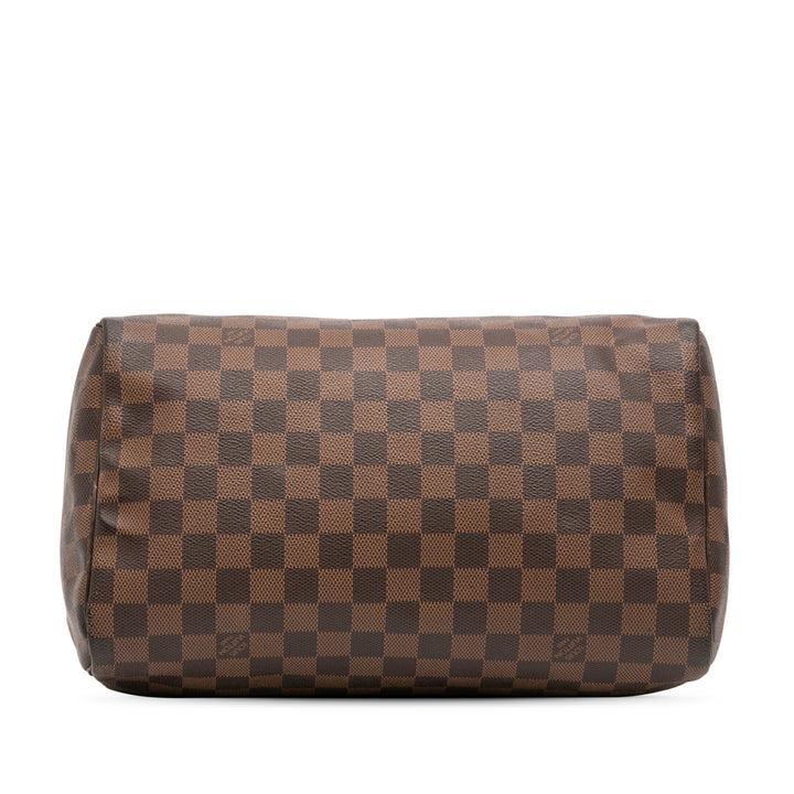 Louis Vuitton Damier Ebene Speedy 30 Marron – GABY PARIS Authentique