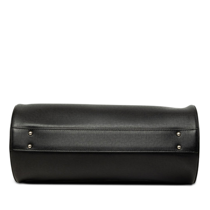 Burberry Sac à main Barrel Noir – vue 3 – GABY PARIS