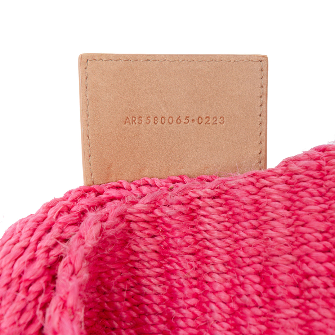 Saint Laurent Medium Raffia Monogram Kate Sac porté croisé
