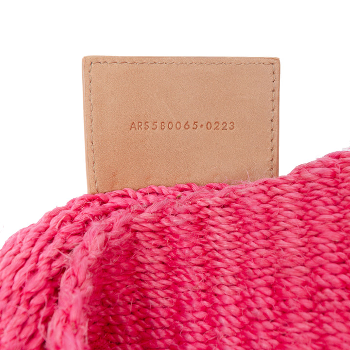 Saint Laurent Medium Raffia Monogram Kate Sac porté croisé