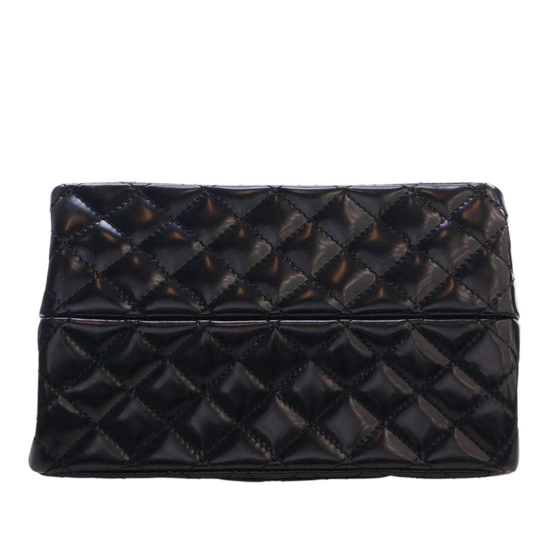 Chanel Matelassé Glazed Cuir de veau Reissue 2.55 Accordion à rabat 225