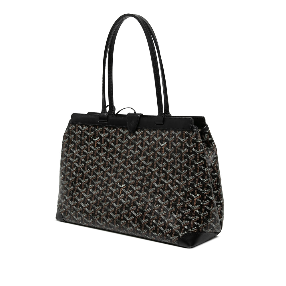 Goyard Cabas Bellechasse Goyardine PM Noir – vue 2 – GABY PARIS