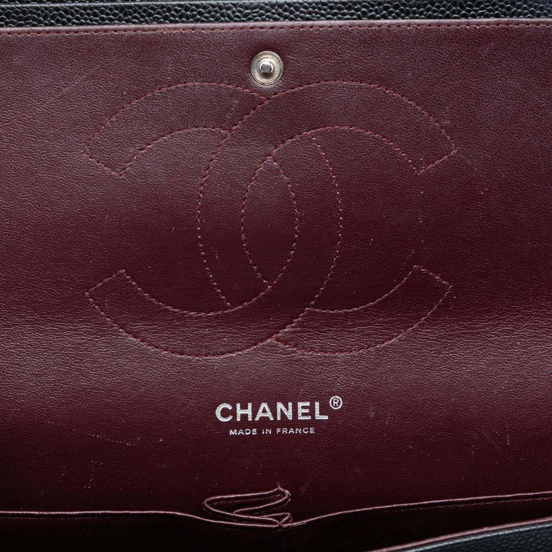 Chanel Jumbo Classic Caviar Double rabat