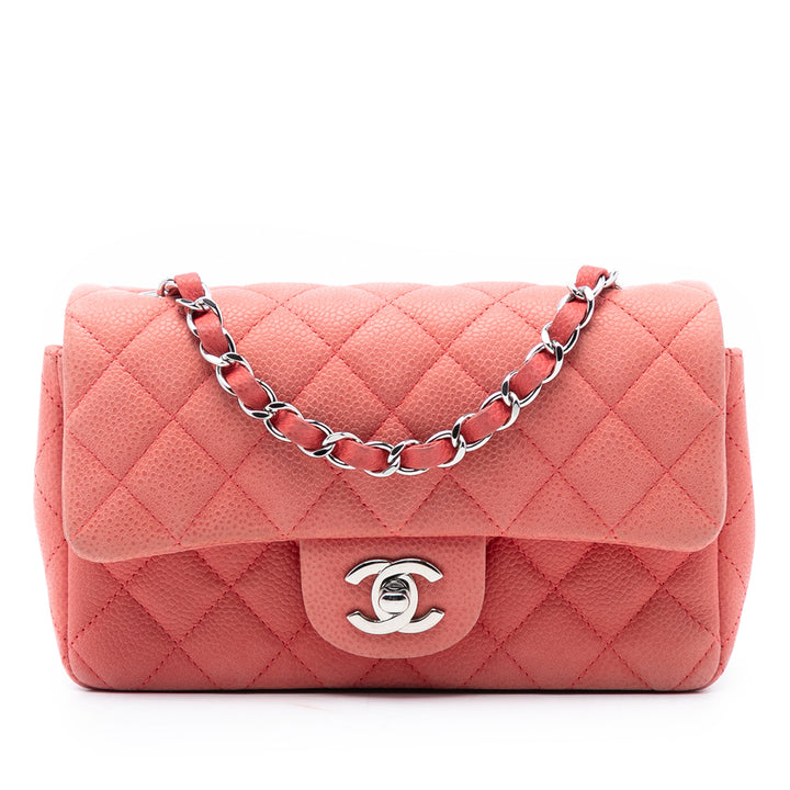 Chanel Mini Rectangular Classic Caviar Simple rabat
