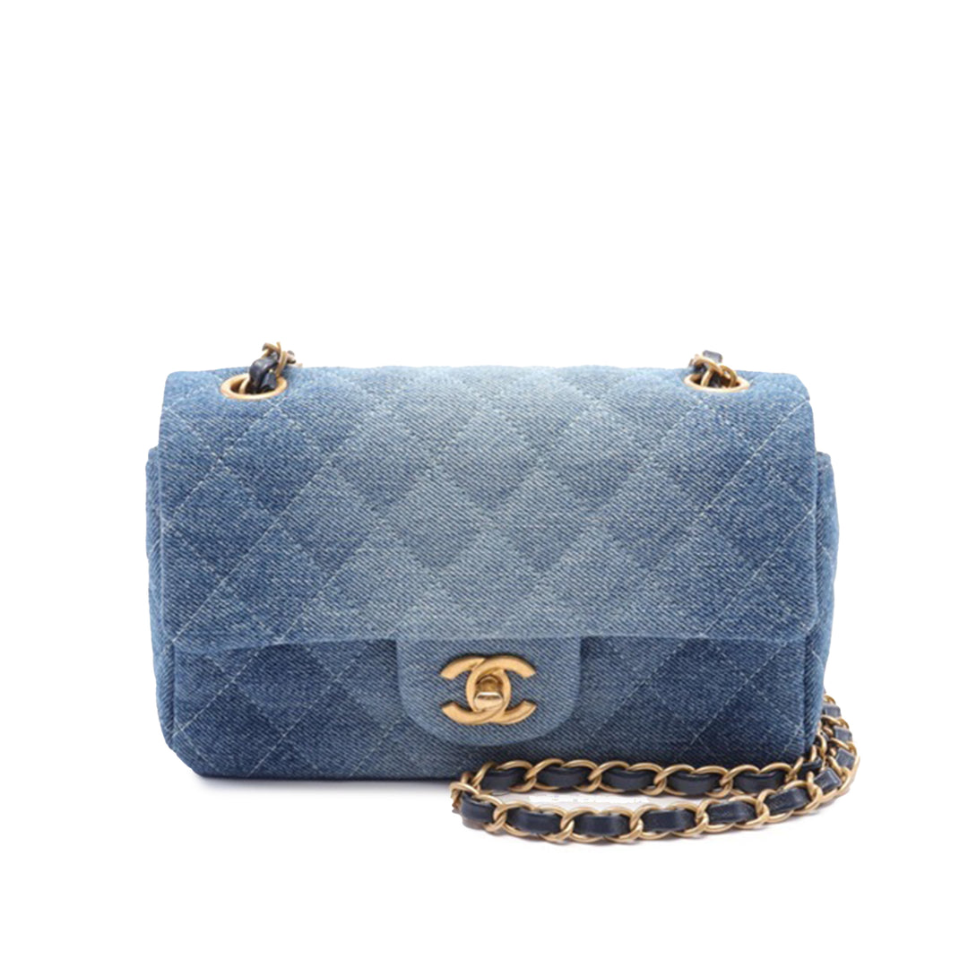 Chanel Mini Rectangular Quilted Washed Jean Flap Bleu – GABY PARIS Authentique