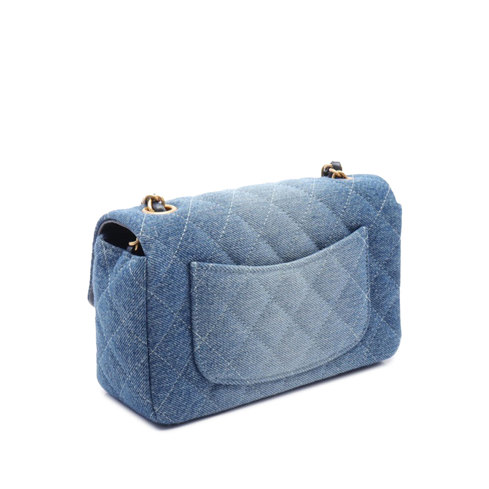 Chanel Mini Rectangular Quilted Washed Jean Flap Bleu – GABY PARIS Authentique