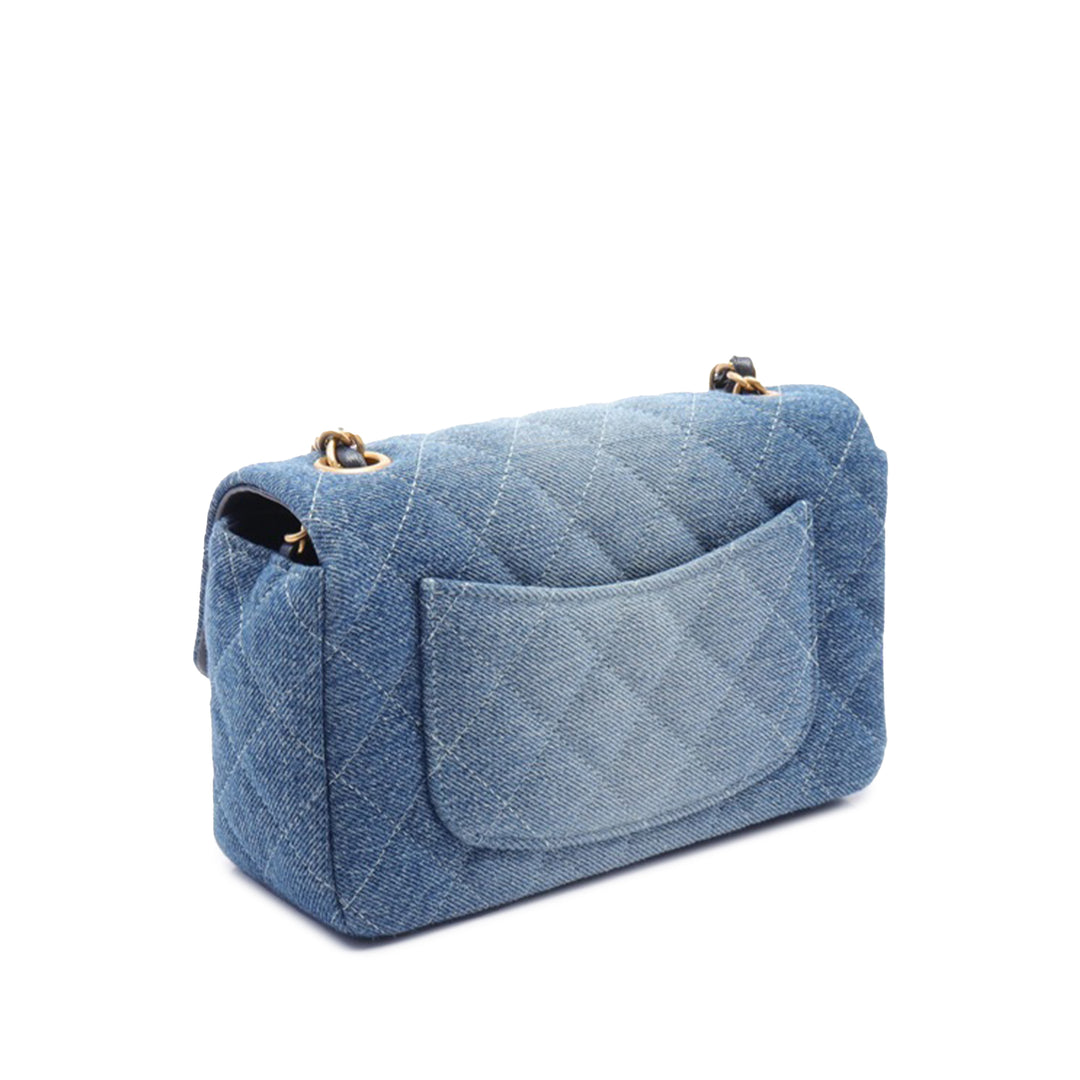 Chanel Mini Rectangular Quilted Washed Jean Flap Bleu – GABY PARIS Authentique