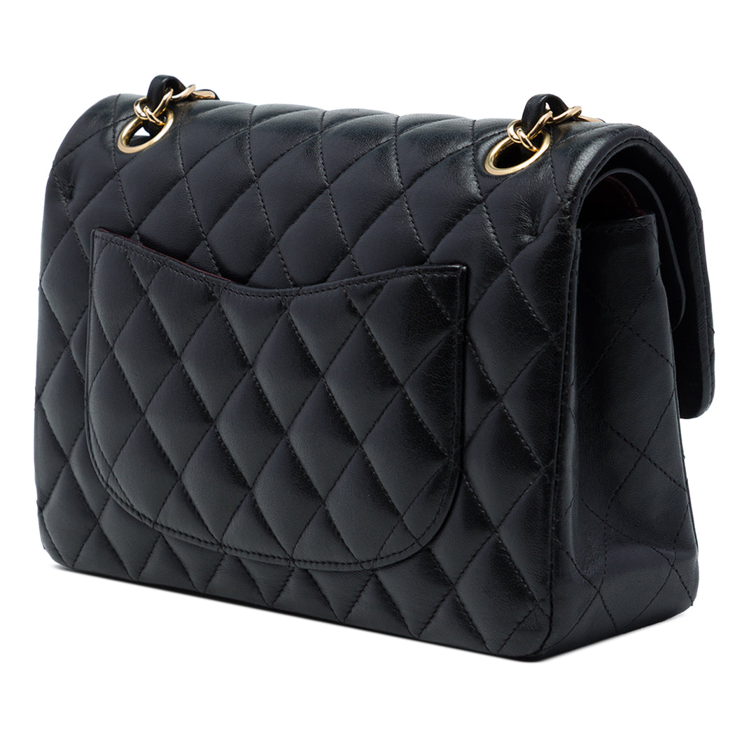 Chanel Classic Double rabat Petit Cuir d'agneau Noir