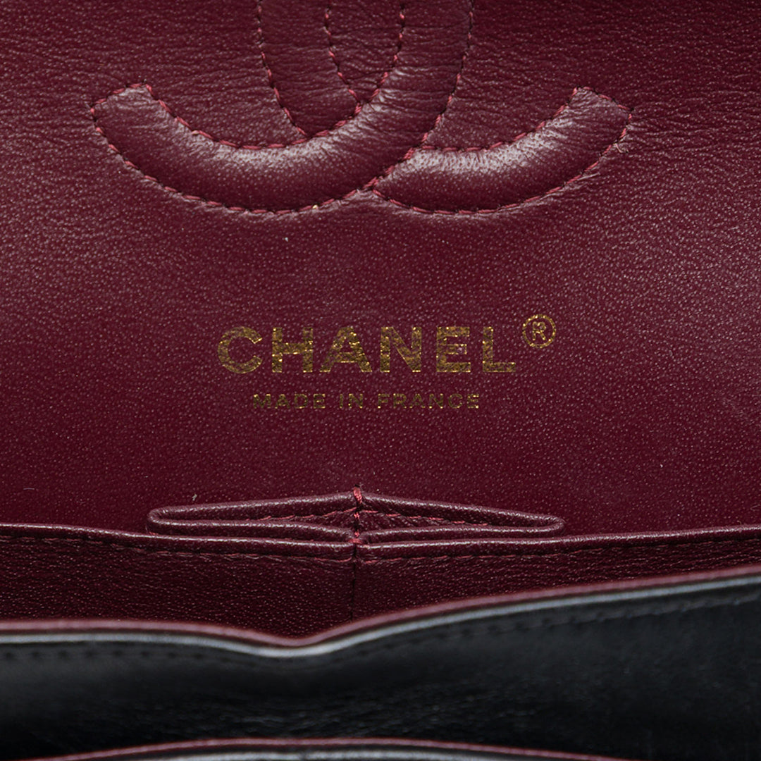 Chanel Classic Double rabat Petit Cuir d'agneau Noir