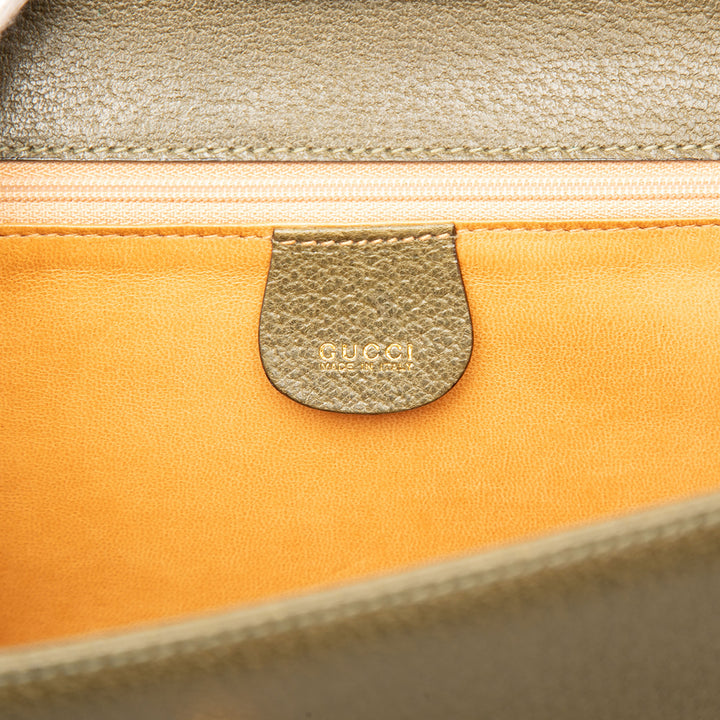 Gucci Sac bandoulière Fermoir tourniquet à rabat Cuir de veau Vert – vue 5 – GABY PARIS