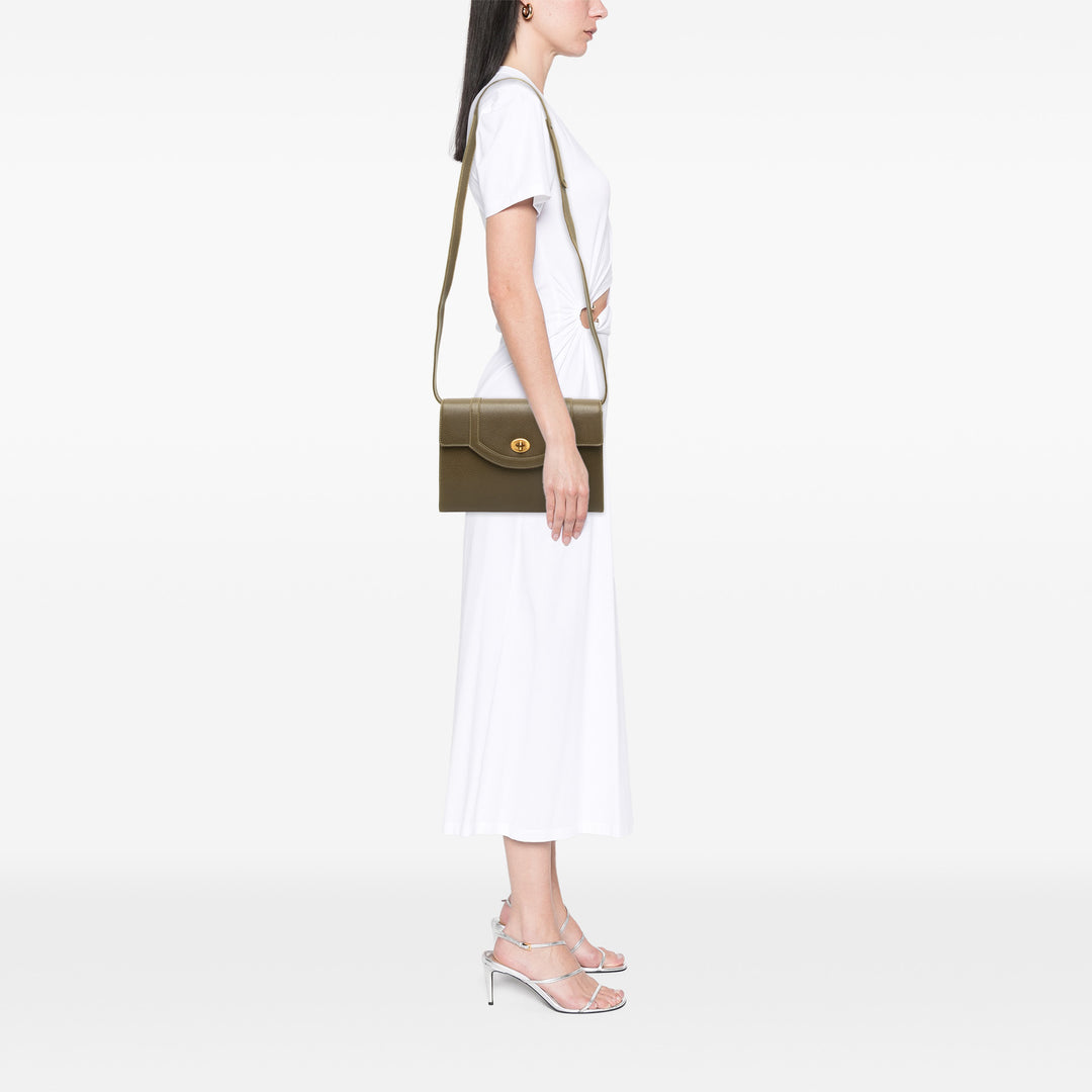 Gucci Sac bandoulière Fermoir tourniquet à rabat Cuir de veau Vert – vue 6 – GABY PARIS
