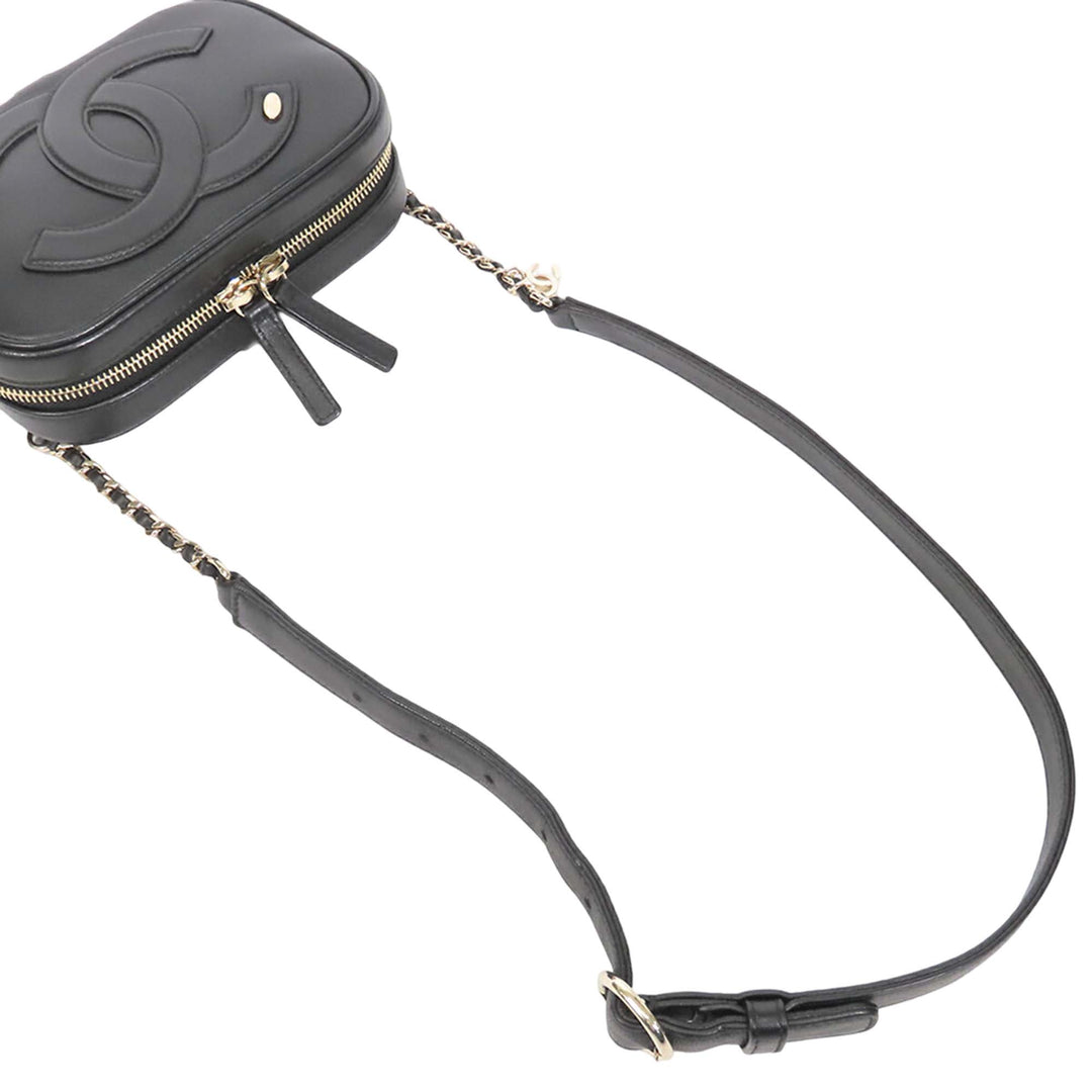 CC Mania Sac caméra Cuir d'agneau Noir