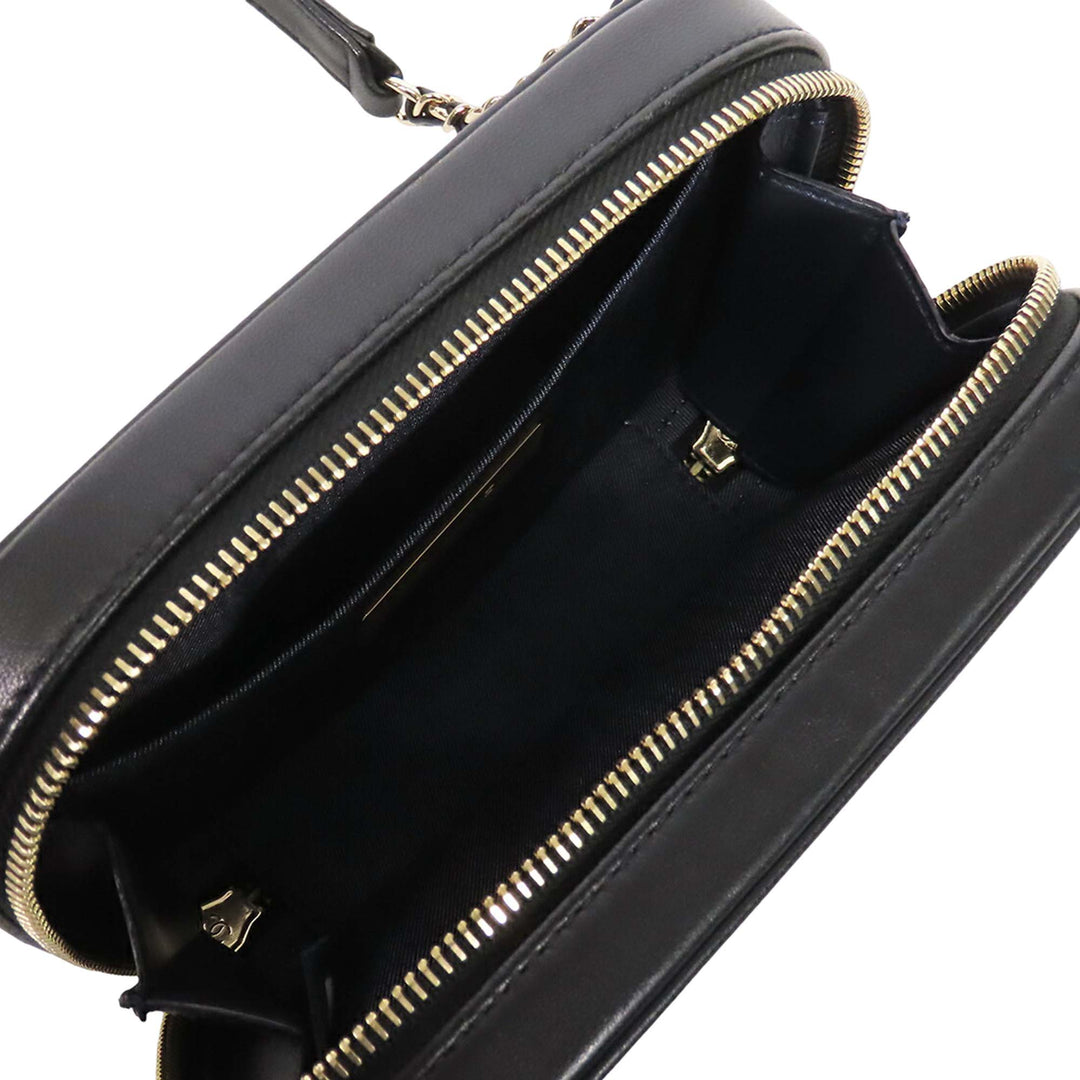 CC Mania Sac caméra Cuir d'agneau Noir