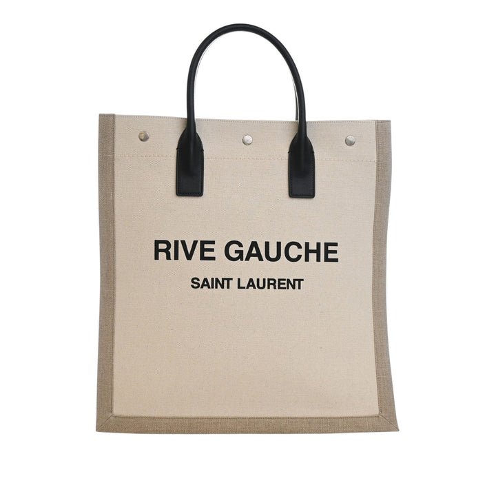 Mixed Fibers Rive Gauche North South Cabas Marron