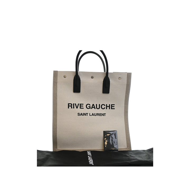 Mixed Fibers Rive Gauche North South Cabas Marron