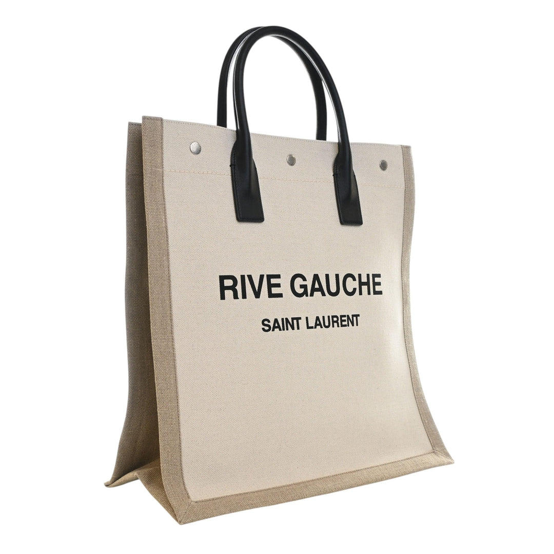 Mixed Fibers Rive Gauche North South Cabas Marron