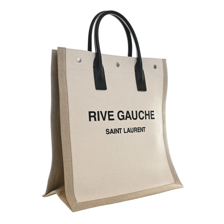 Mixed Fibers Rive Gauche North South Cabas Marron
