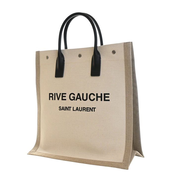 Mixed Fibers Rive Gauche North South Cabas Marron