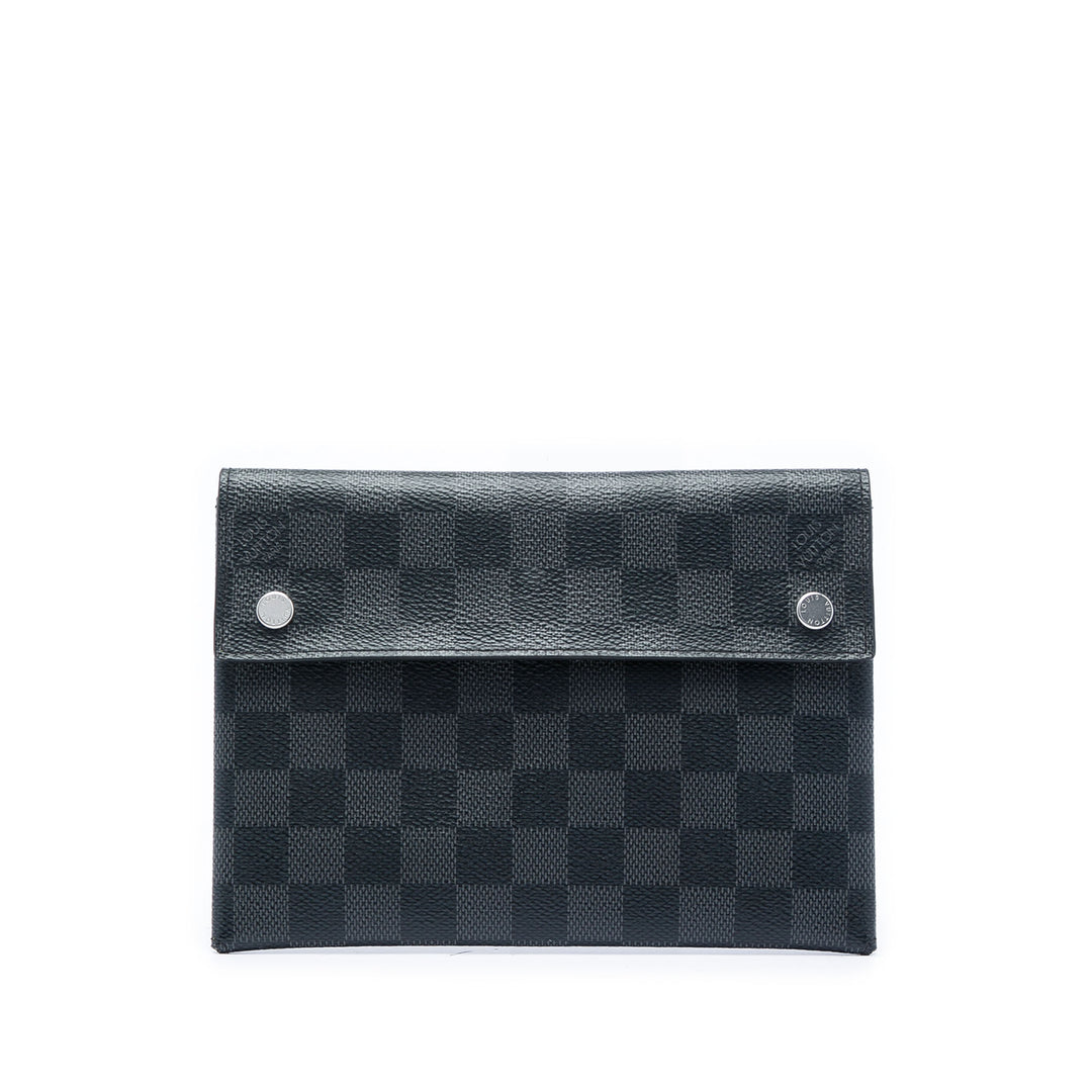 Louis Vuitton Alpha Pochette MM Toile Damier Graphite