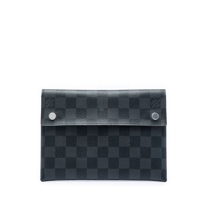 Louis Vuitton Alpha Pochette MM Toile Damier Graphite