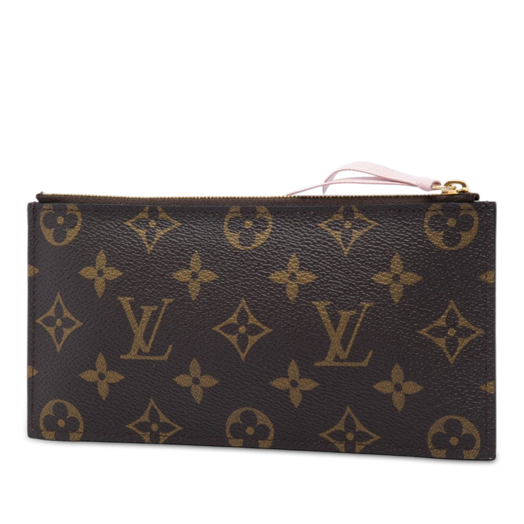 World Tour Pochette Felicie Zippé Insert Monogram Marron