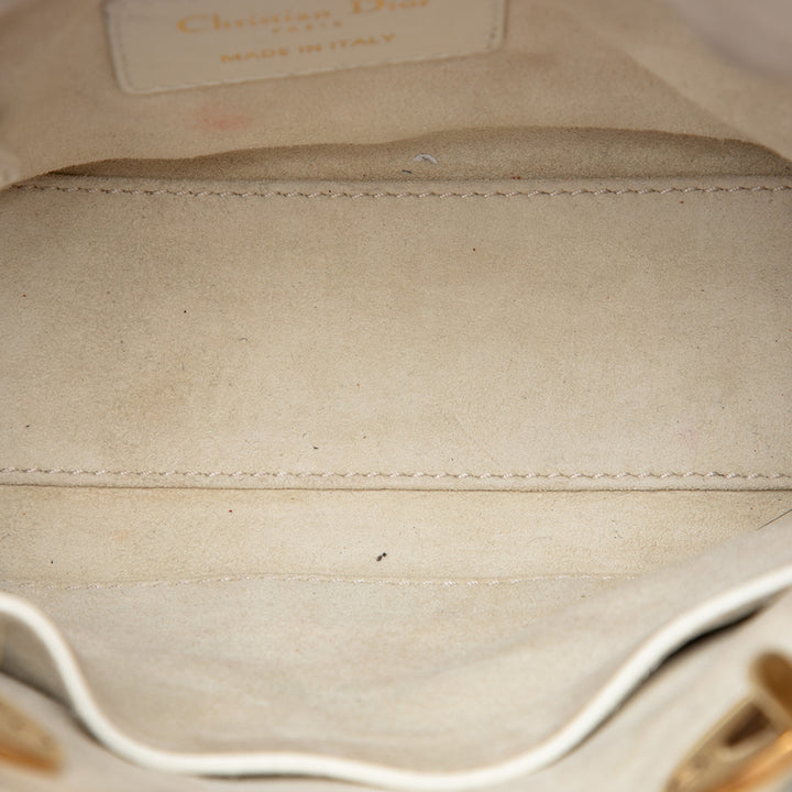 Dior Mini Cuir d’agneau Cannage clouté Supple Lady Dior