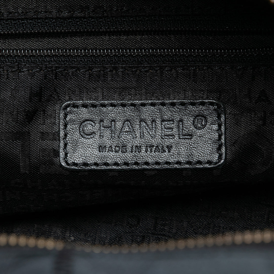 Chanel Choco Bar Caviar LAX Bowler Sac