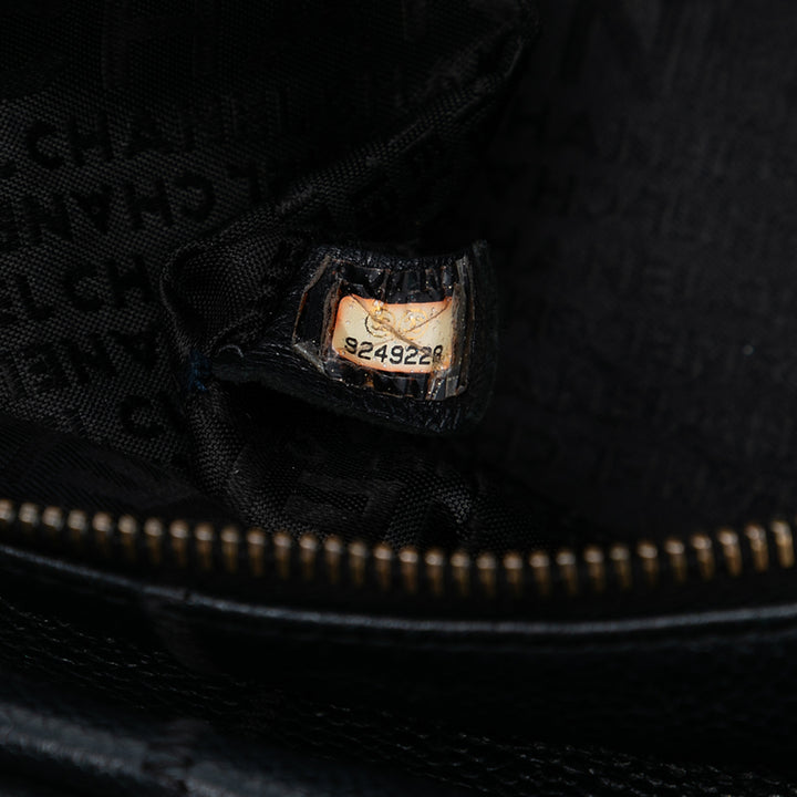 Chanel Choco Bar Caviar LAX Bowler Sac