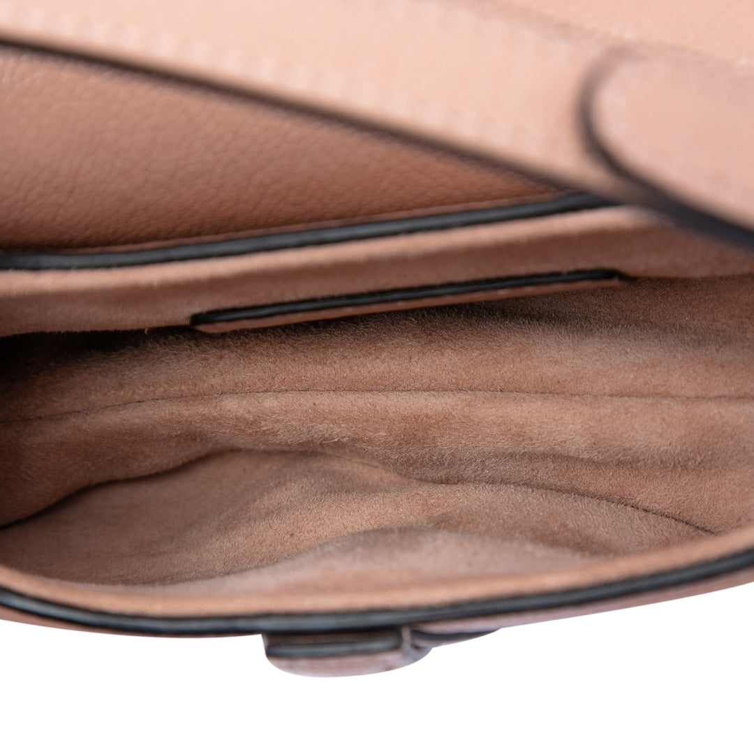 Dior Micro Cuir de chèvre Saddle Sac