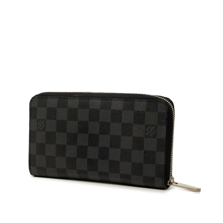 Louis Vuitton Zippy Portefeuille organisateur Damier Graphite Noir – vue 2 – GABY PARIS