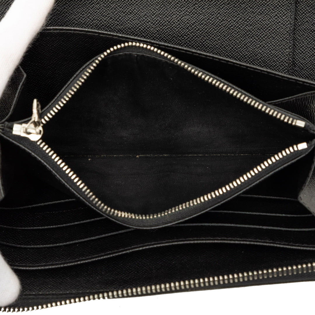 Louis Vuitton Zippy Portefeuille organisateur Damier Graphite Noir – vue 5 – GABY PARIS