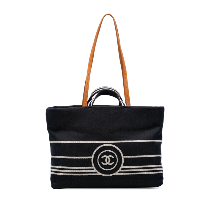 Chanel CC Large Jean Shopping Cabas