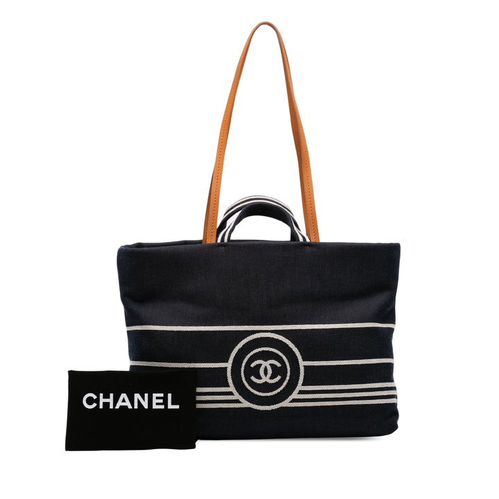 Chanel CC Large Jean Shopping Cabas