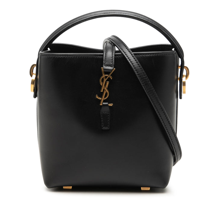 Saint Laurent brillant Le 37 Sac seau Mini Cuir de veau