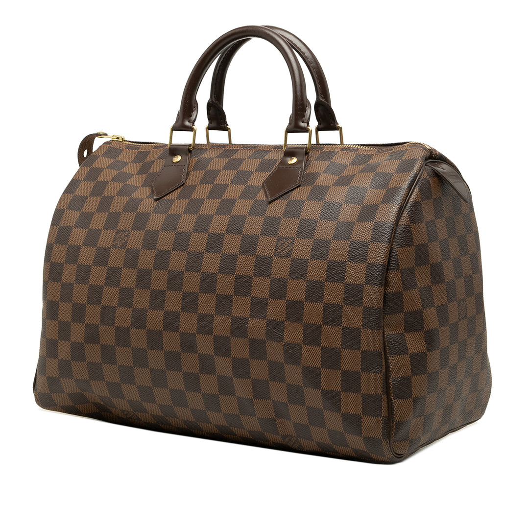 Speedy 35 Damier Ébène Marron