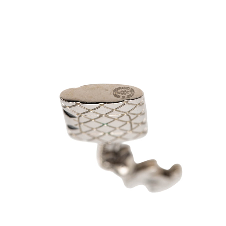 Chanel CC Brass Cambon Ligne pendantes Pushback Boucles d’oreilles