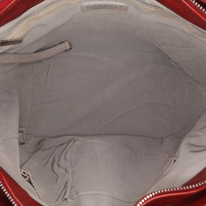 Calfskin On The Bund Tote Red - Gaby Paris