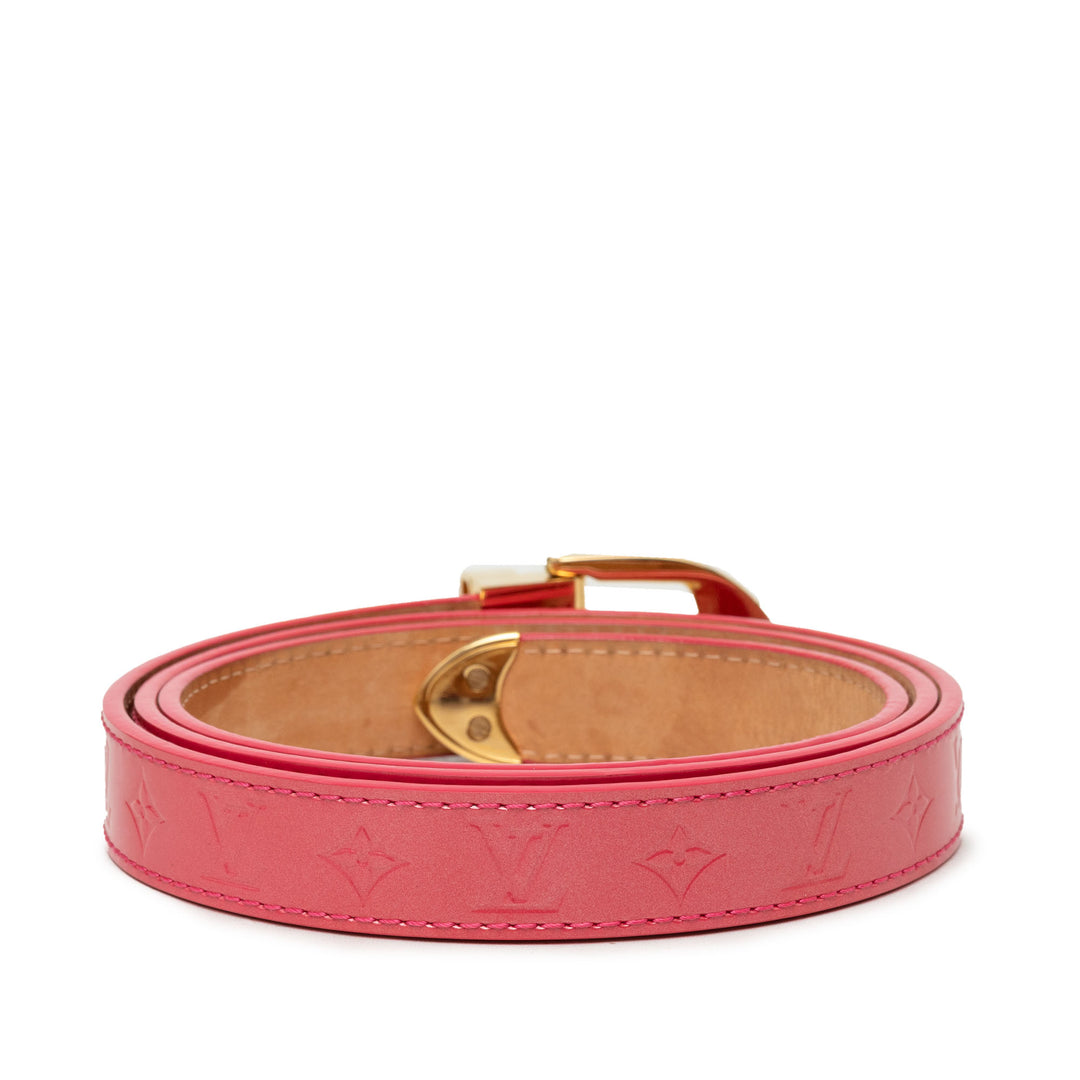 Ceinture Ceinture Cuir verni Monogram Rose