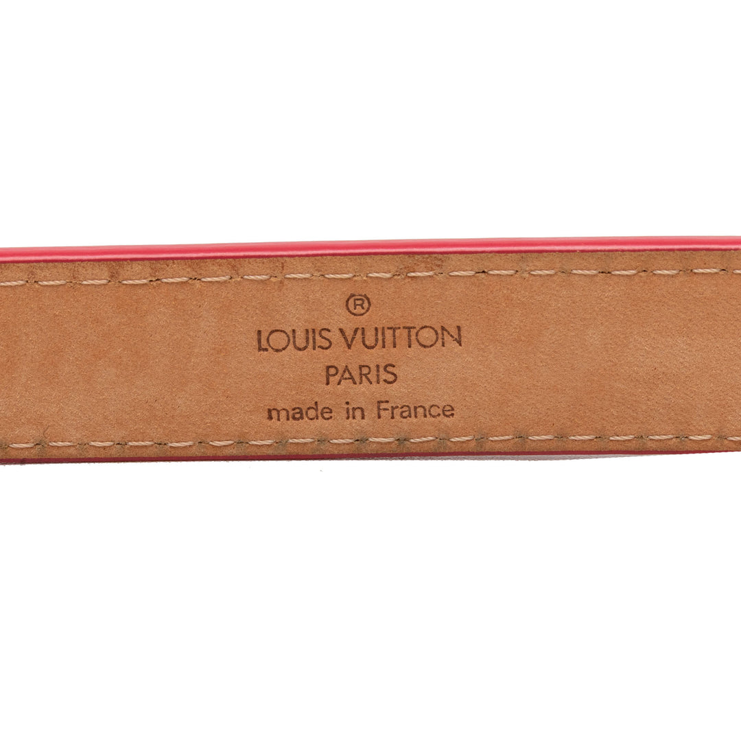 Ceinture Ceinture Cuir verni Monogram Rose