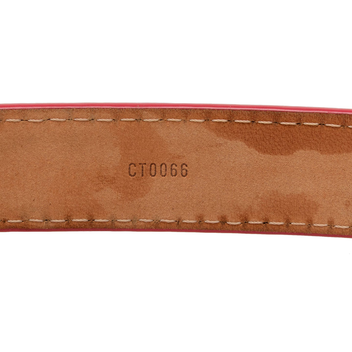 Ceinture Ceinture Cuir verni Monogram Rose