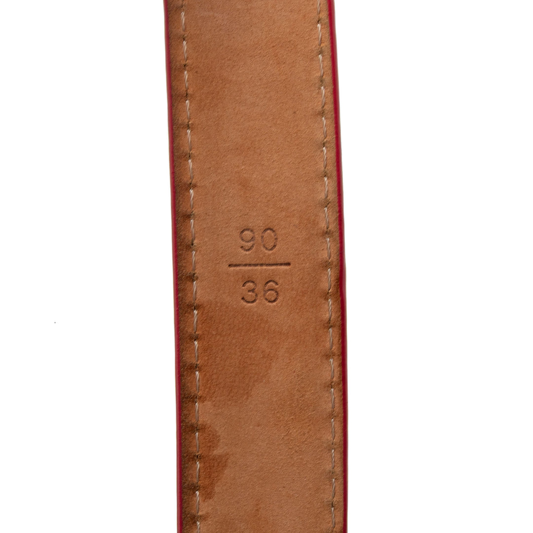 Ceinture Ceinture Cuir verni Monogram Rose
