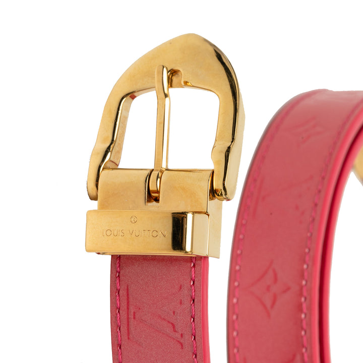 Ceinture Ceinture Cuir verni Monogram Rose