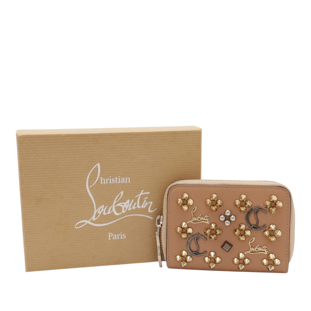 Christian Louboutin clouté Panettone Porte-monnaie Cuir