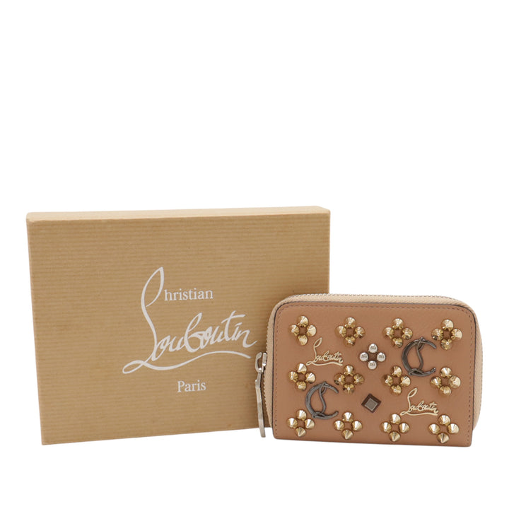 Christian Louboutin clouté Panettone Porte-monnaie Cuir