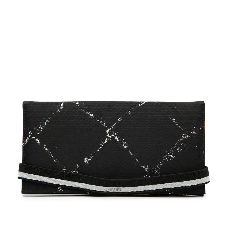 Chanel Old Travel Line Nylon Bifold Portefeuille long – GABY PARIS Authentique